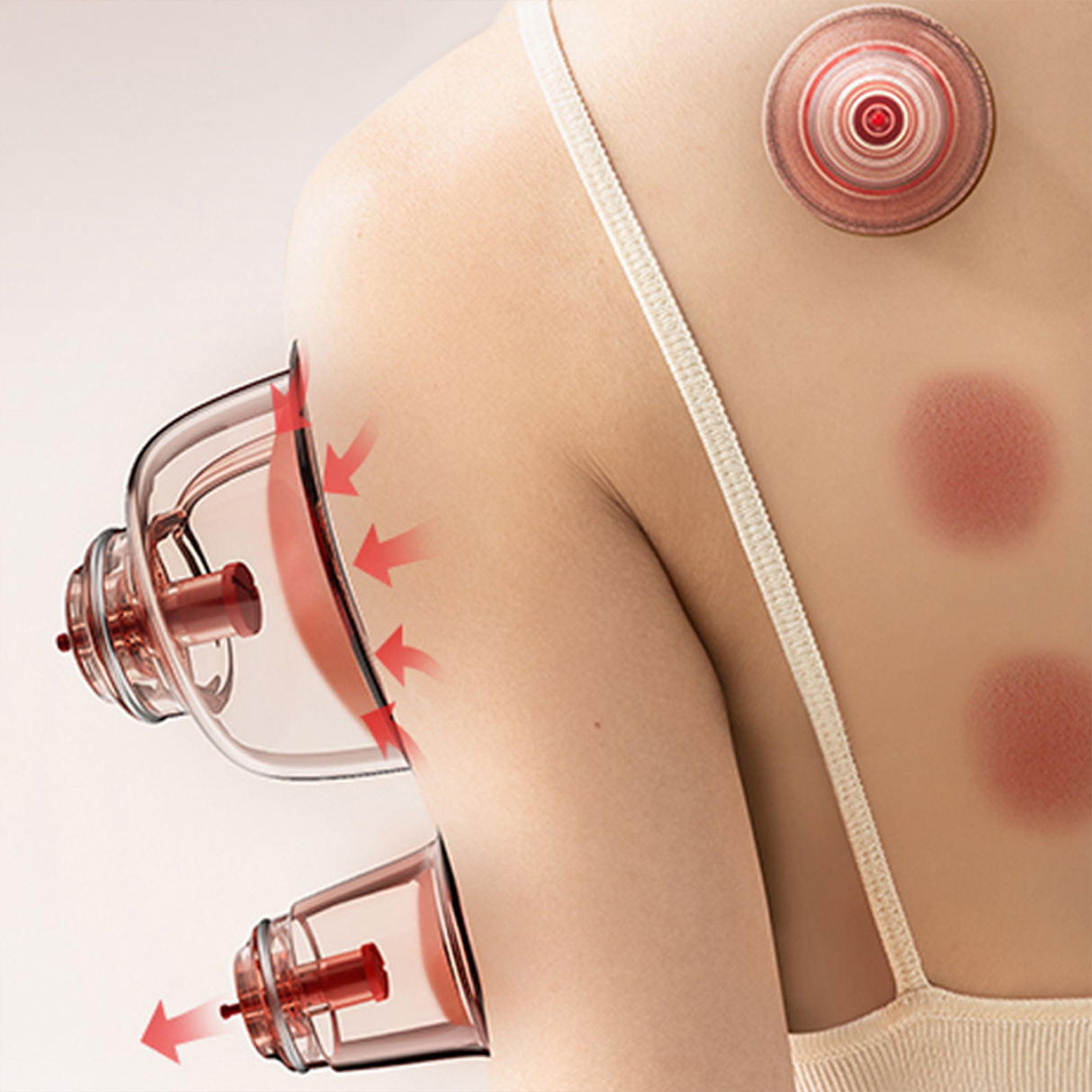 Smart Cupping Therapy Kit Automatic and Manual Set by TechLove