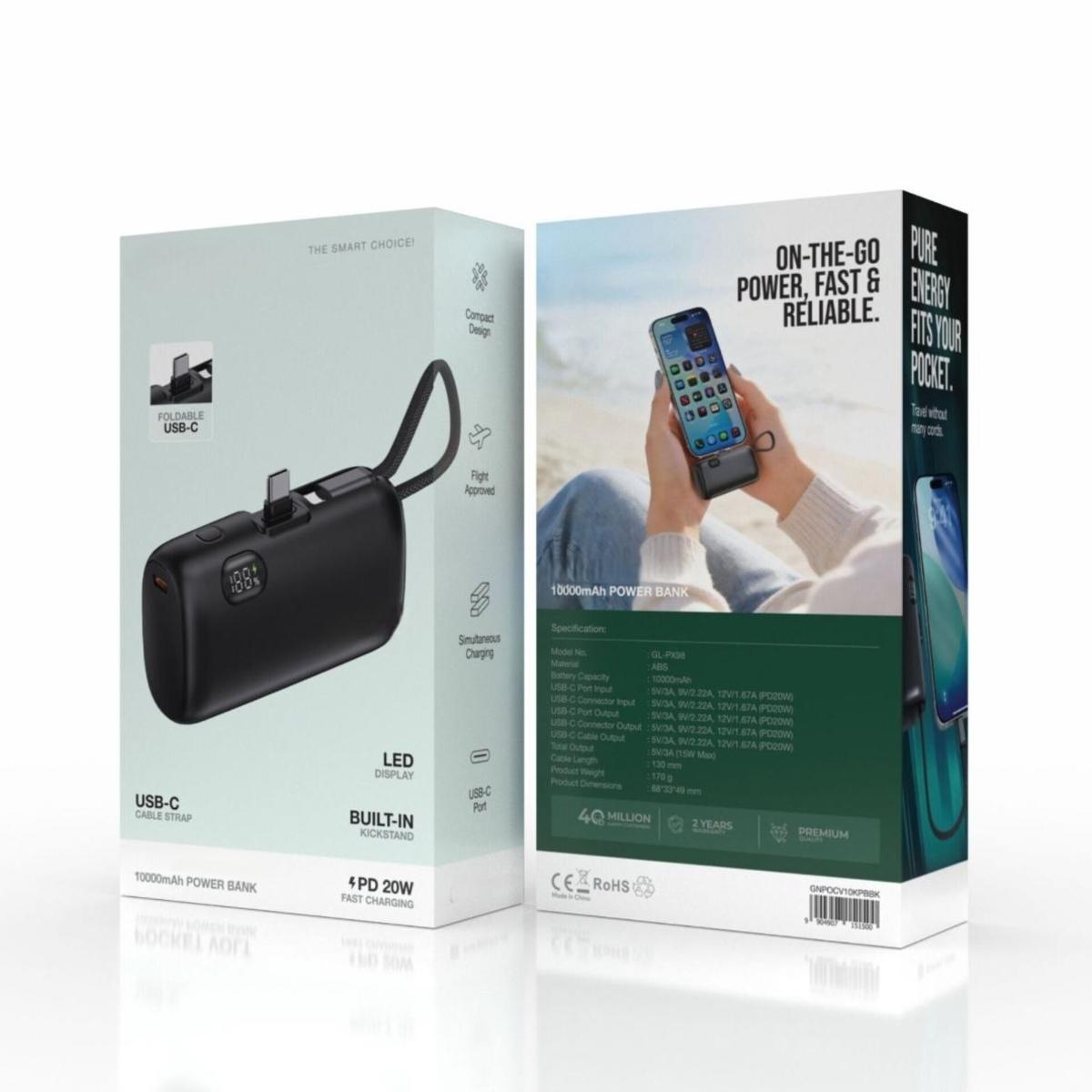 10000mAh Power Bank, 22.5W PD Fast Charging