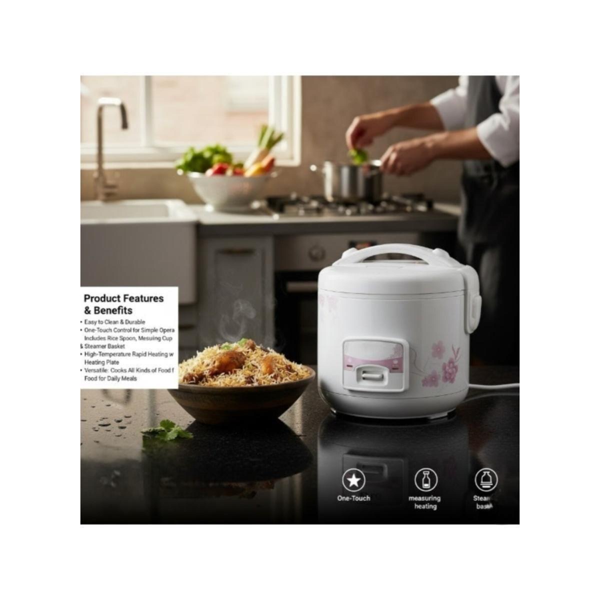 1.5L Electric Rice Cooker Non-Stick Pot