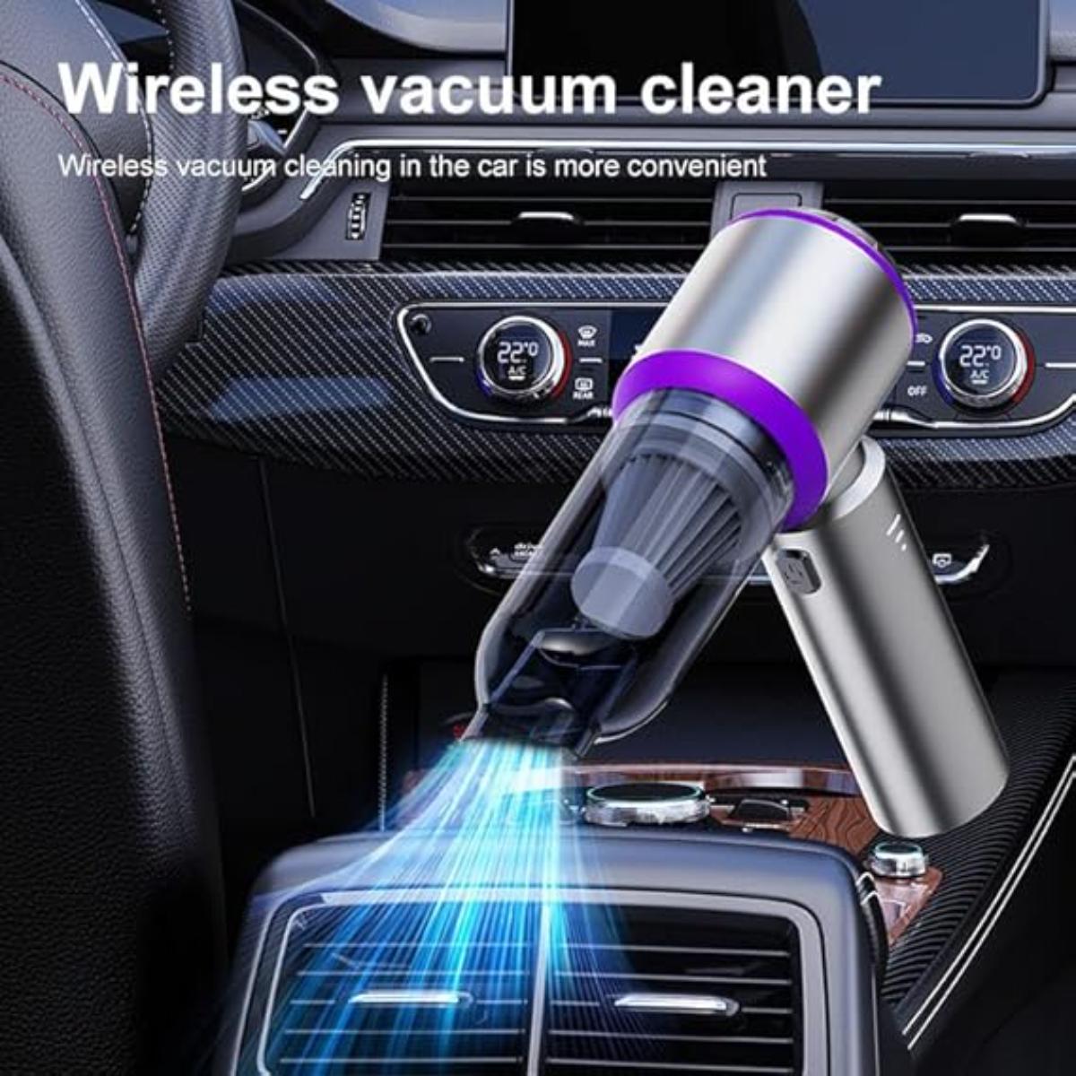 Portable Car Vacuum Cleaner, Wireless Handheld