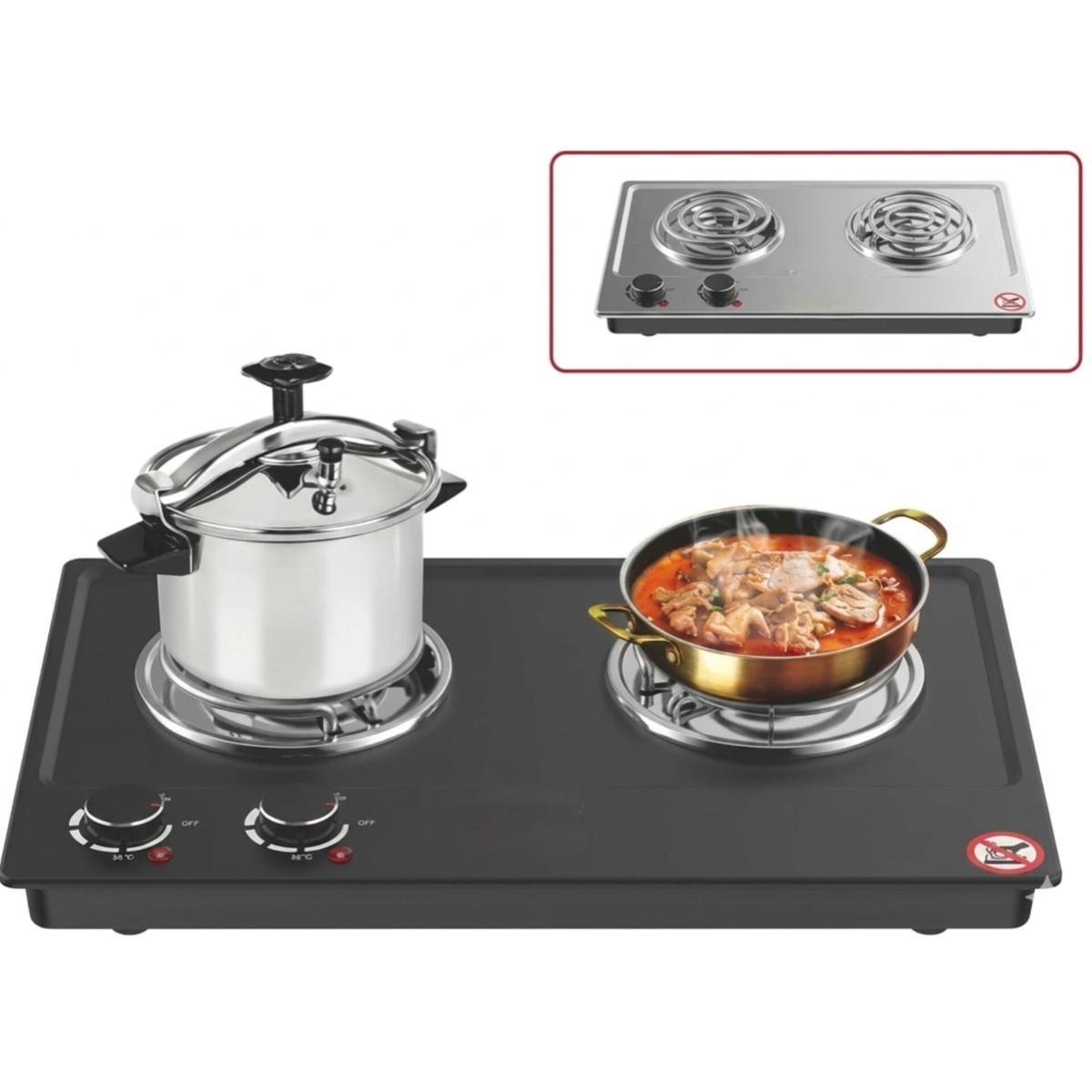 Double Burner Electric Cooktop
