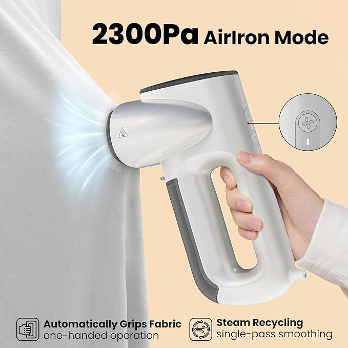 Portable Steam Iron 2 in 1 with Suction Function by Neakasa