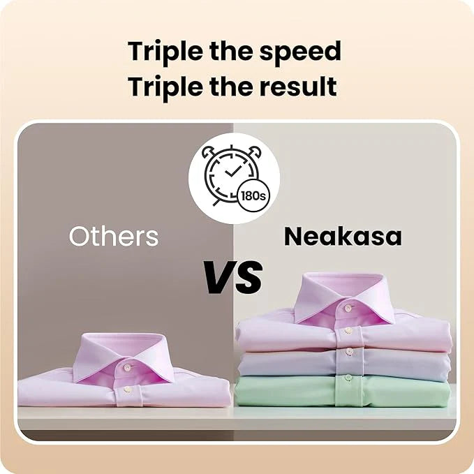 Portable Steam Iron 2 in 1 with Suction Function by Neakasa