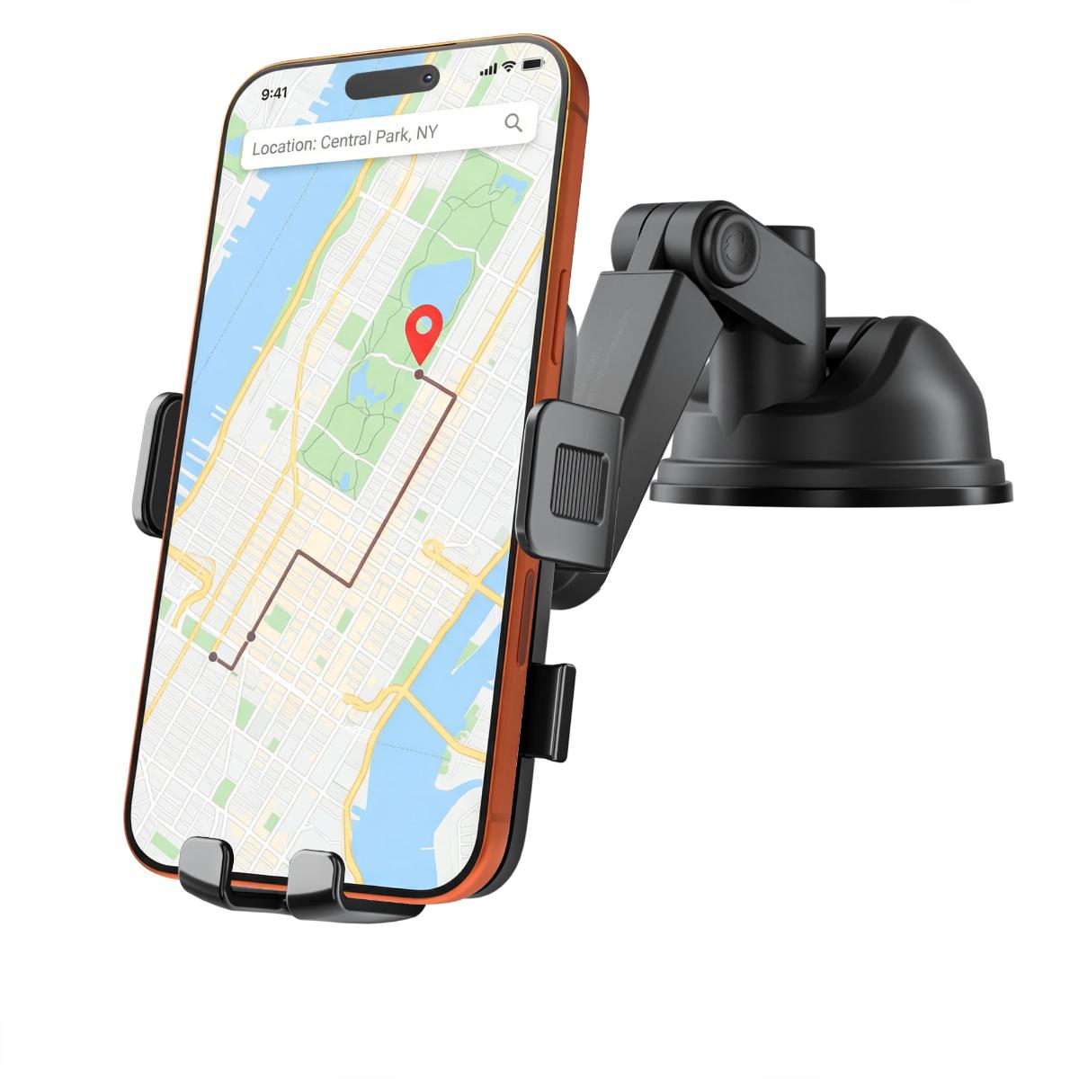 Porodo Blue One-Handed Cradle Car Phone Holder