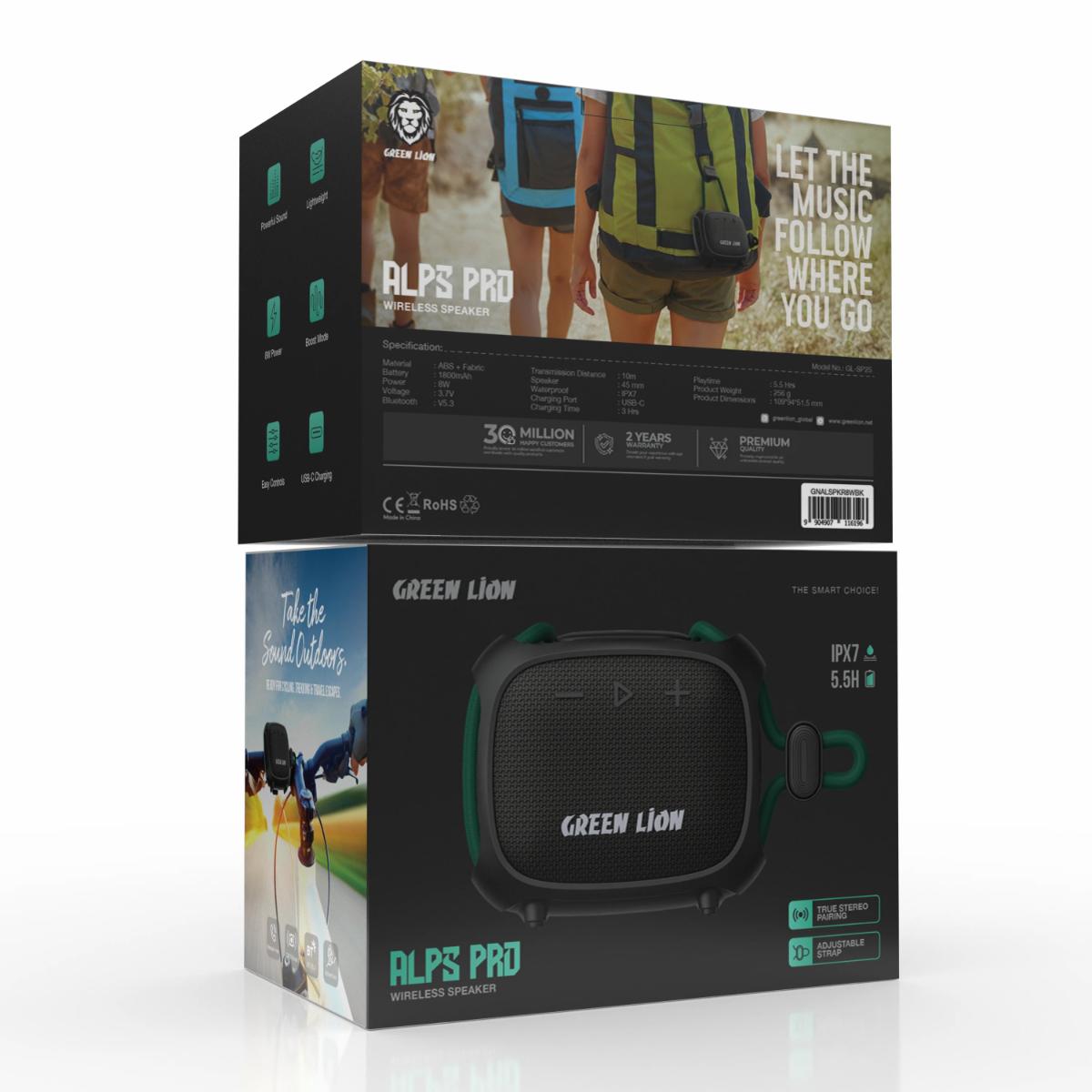 Green Lion Alps Pro Wireless Speaker 8W