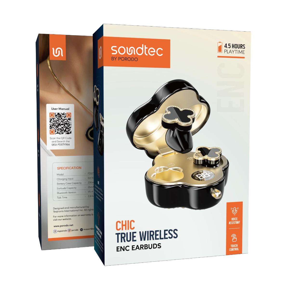 Porodo Soundtec Chic True Wireless Enc Earbuds