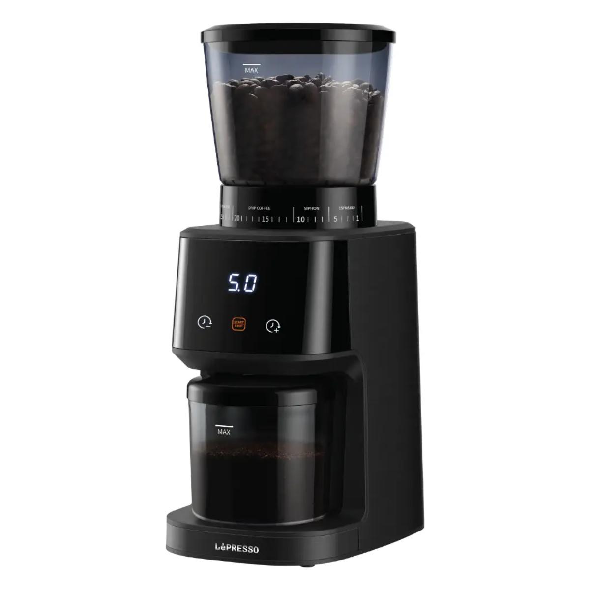 LePresso Conical Burr Coffee Grinder