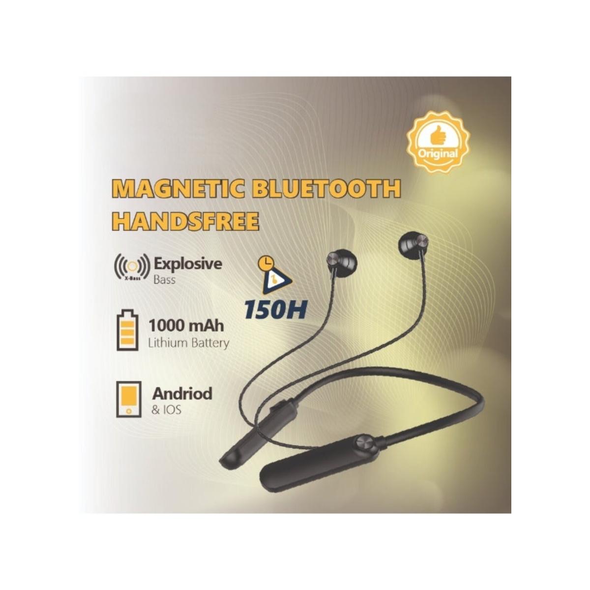 Magnetic Bluetooth Neckband Handsfree