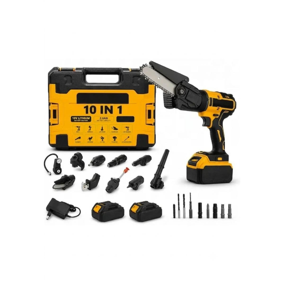 10-in-1 Cordless Multifunctional Power Tool Kit