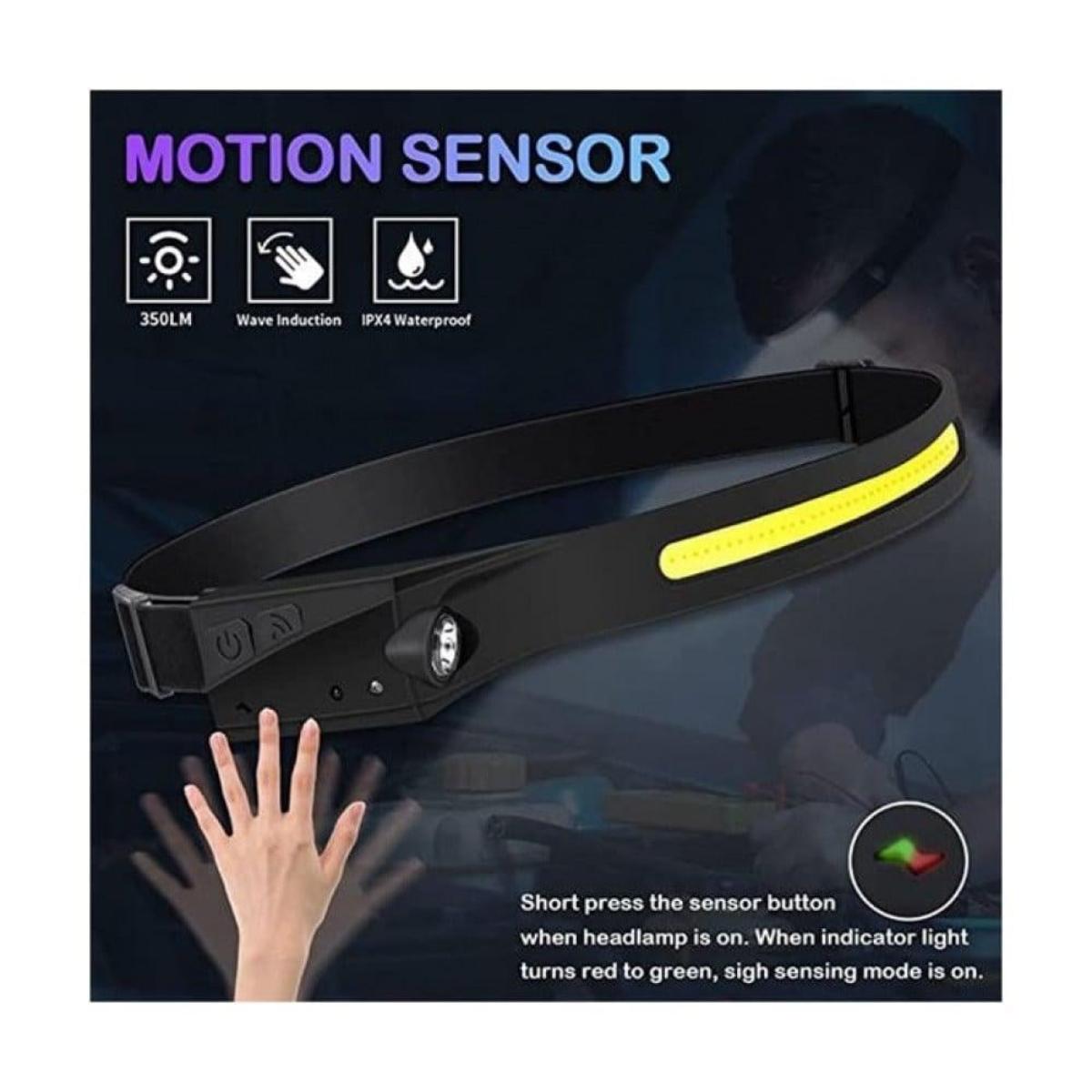 Rechargeable LED Motion Sensor Headlamp