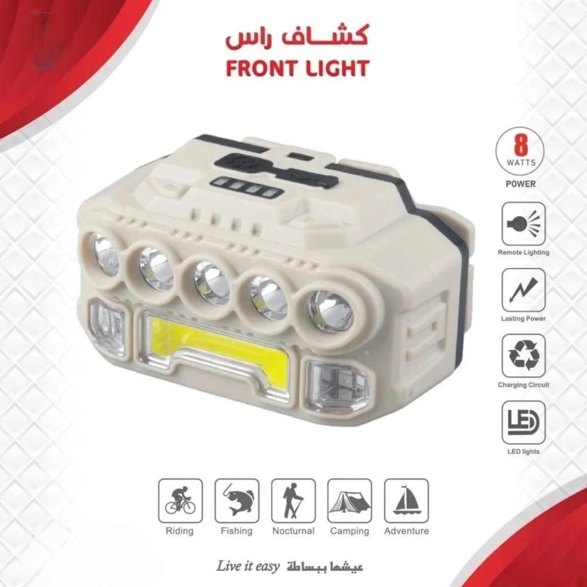 8W Rechargeable LED Headlamp