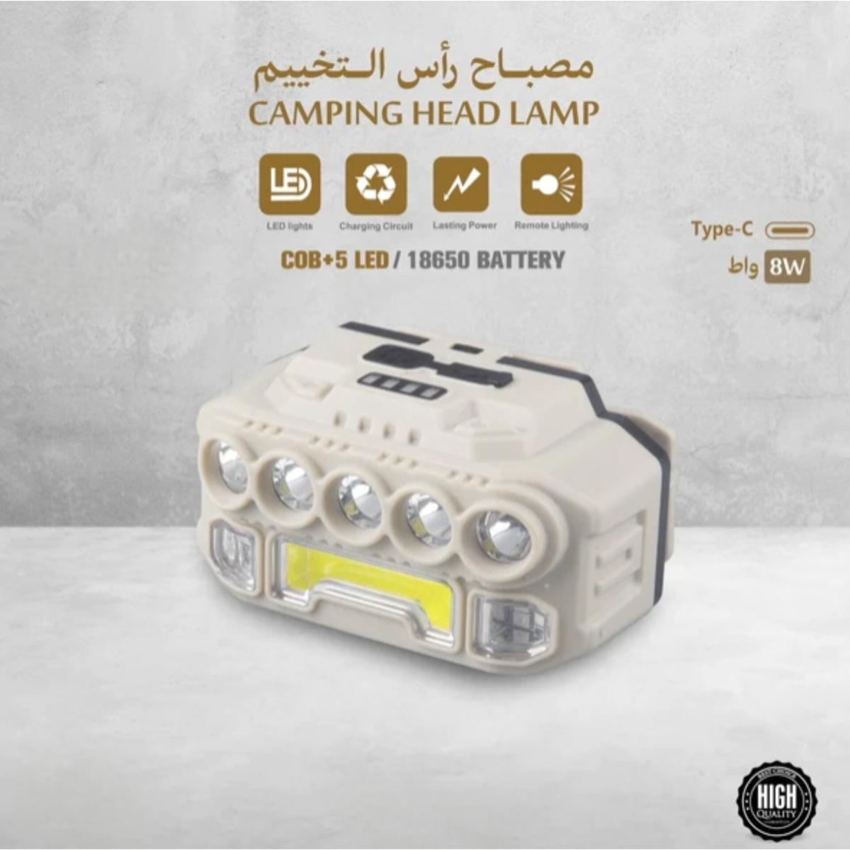 8W Rechargeable LED Headlamp