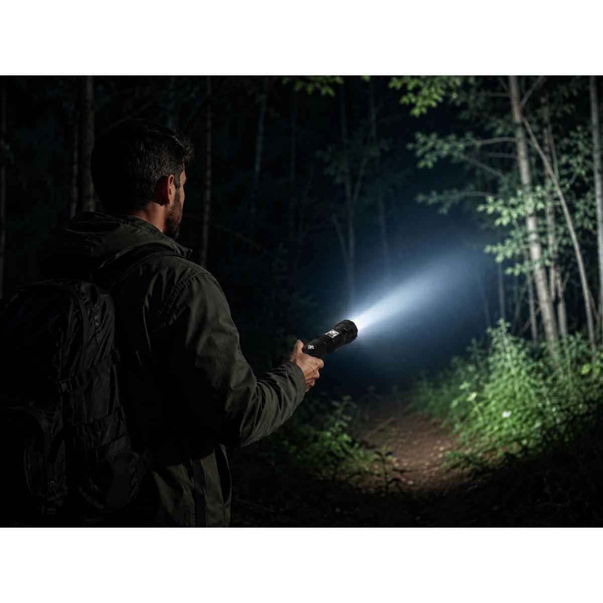 Strong Light Rechargeable LED Flashlight