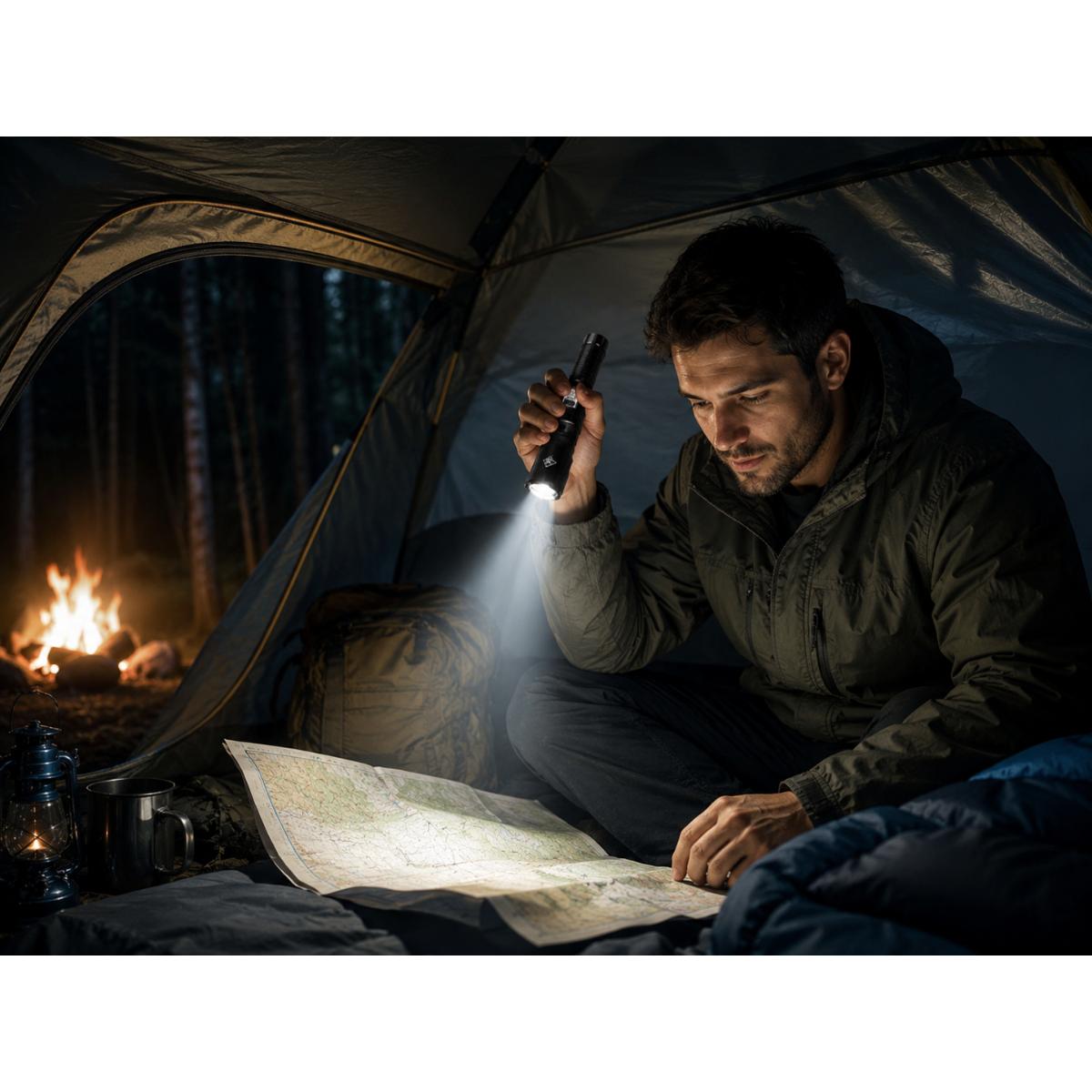 Strong Light Rechargeable LED Flashlight