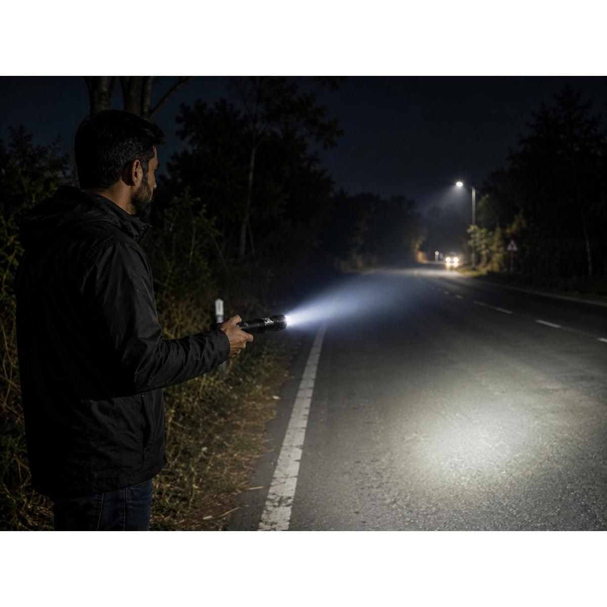 Strong Light Rechargeable LED Flashlight