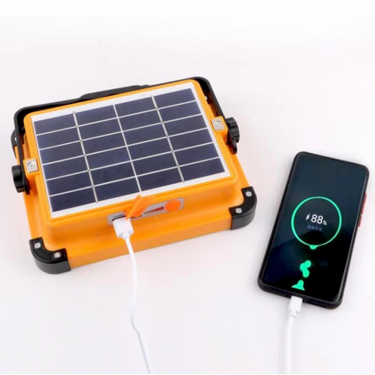 Type-C USB Rechargeable Solar LED Light