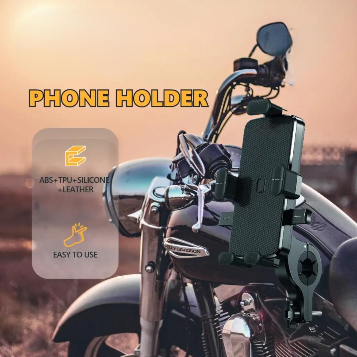 Universal Motorcycle & Bike Phone Holder 360° Rotation