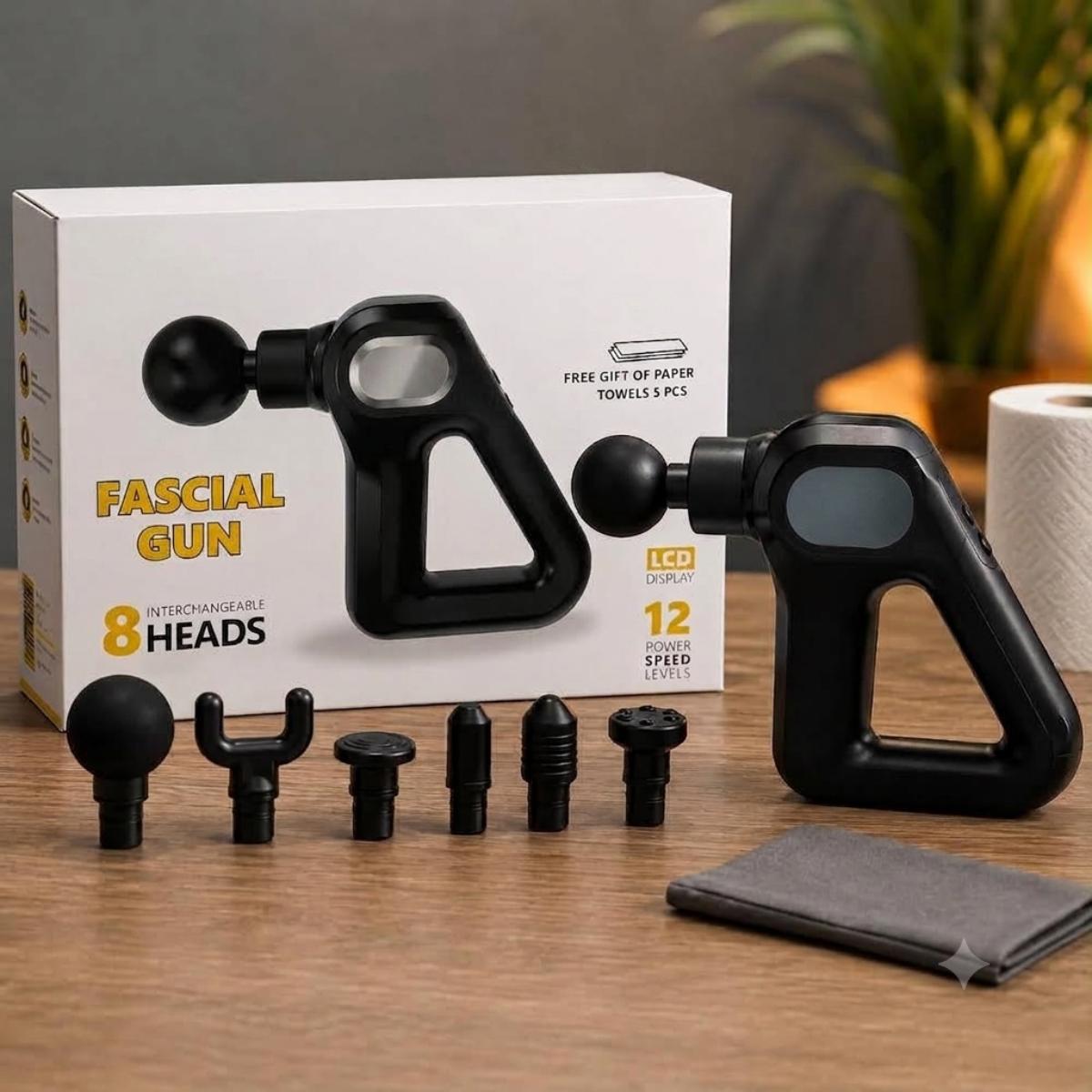 Fascial Massage Gun with LCD Display