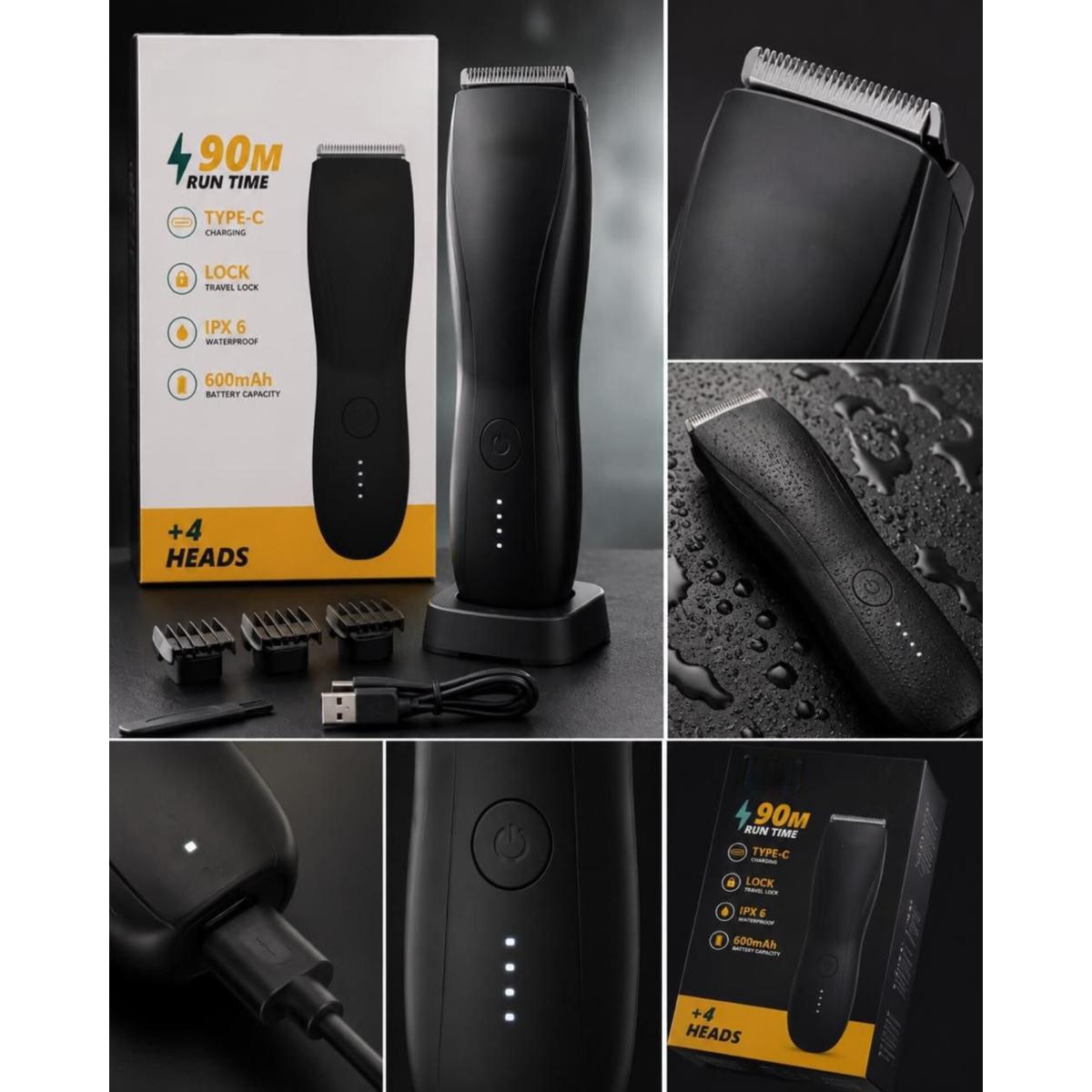 Rechargeable Hair & Beard Trimmer for Men