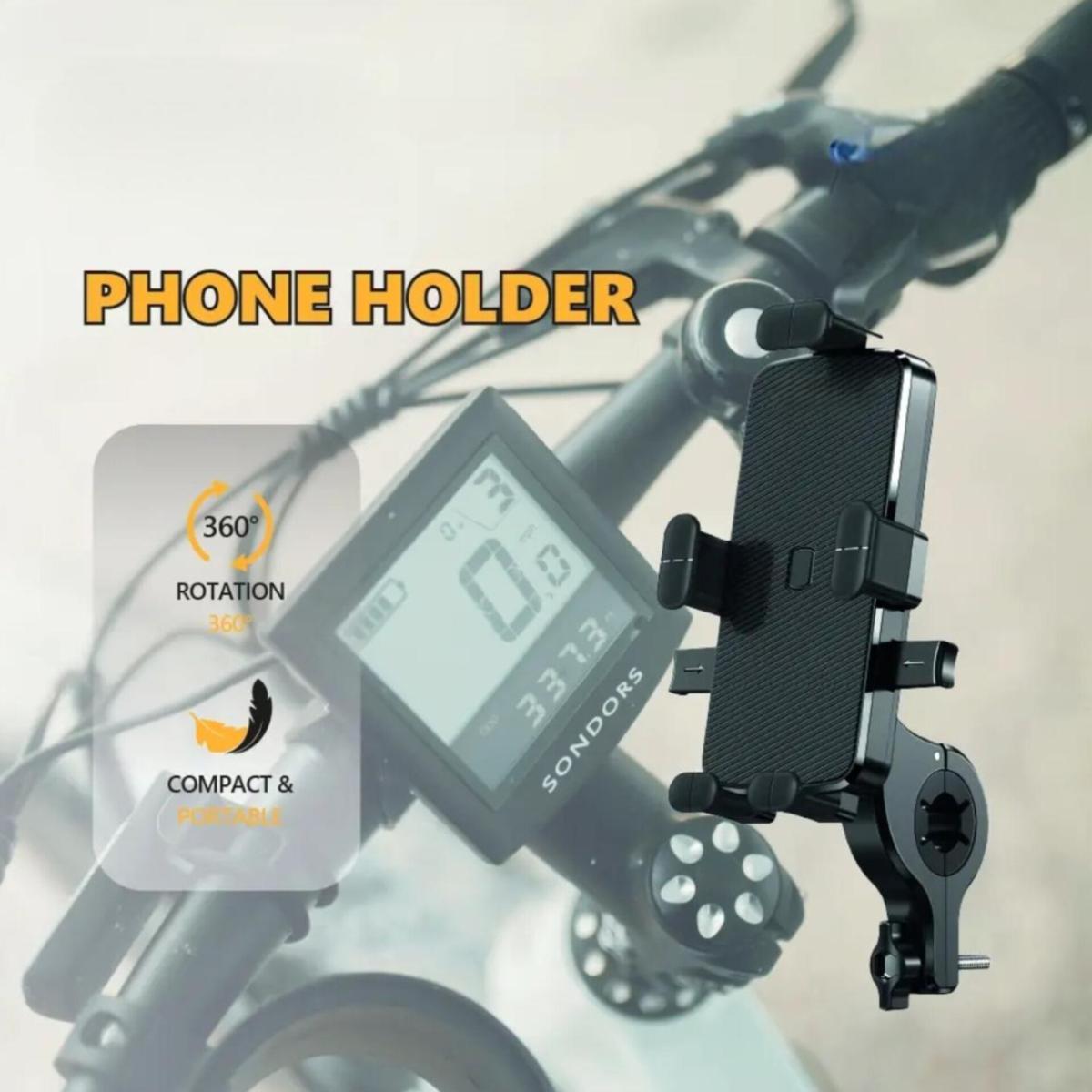 Universal Motorcycle & Bike Phone Holder 360° Rotation