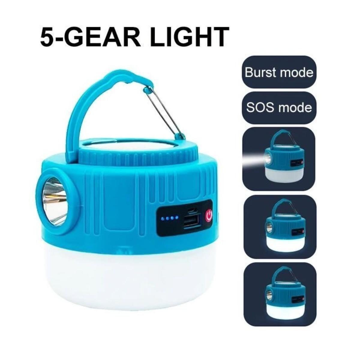 Portable LED Lantern with USB Power Bank