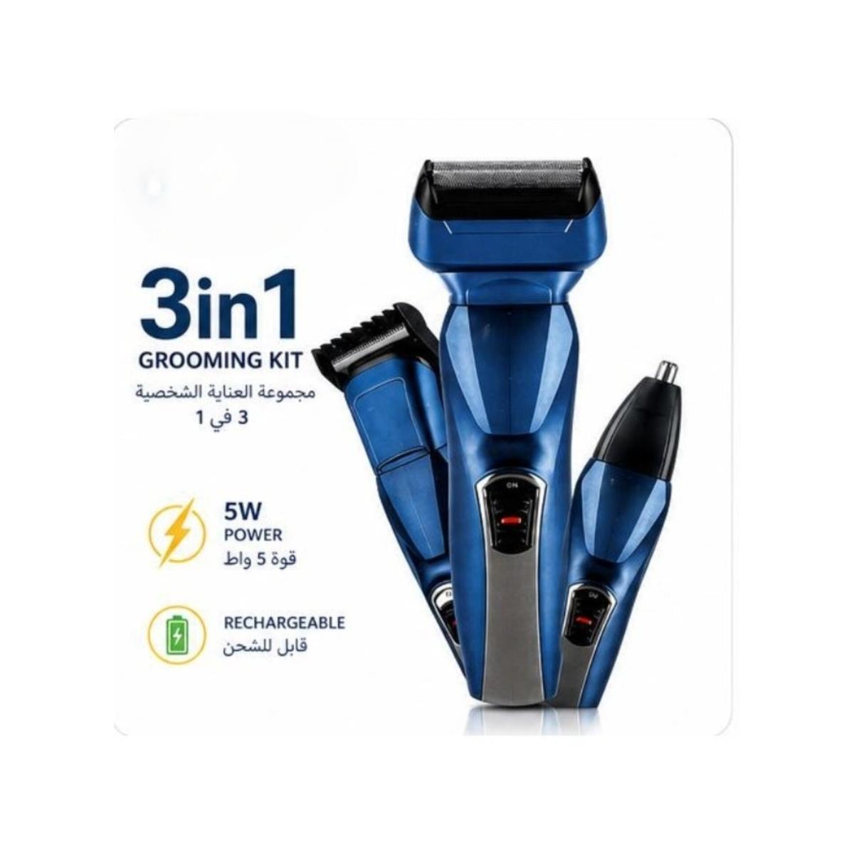 3-in-1 Electric Shaver, Beard Trimmer