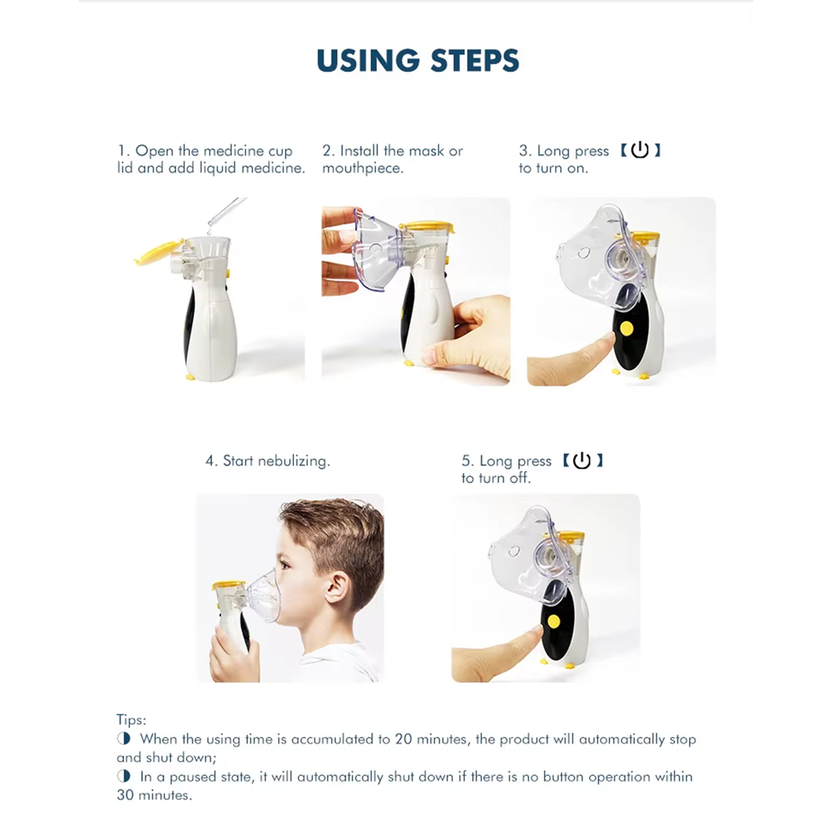 Portable Mini Mesh Nebulizer P1