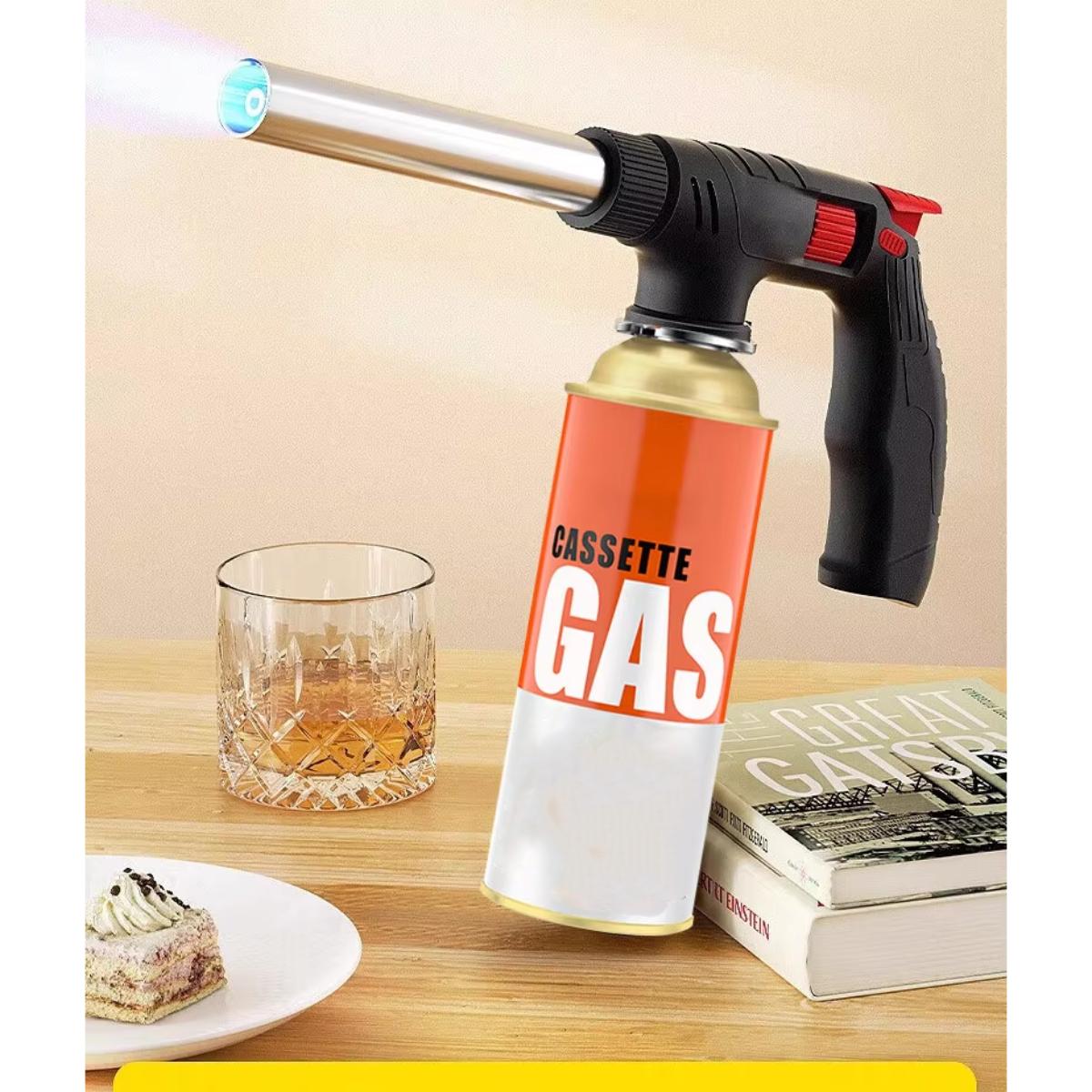 Upgraded Gripped Butane Gas Torch Lighter