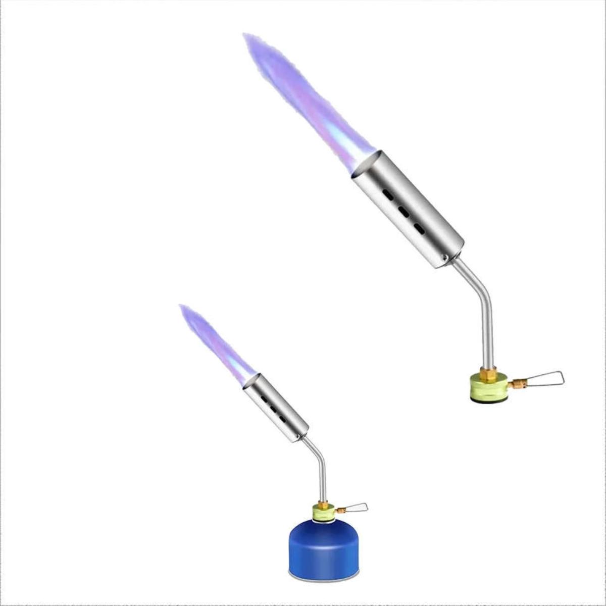 Portable Gas Burning Torch with Blue Flame