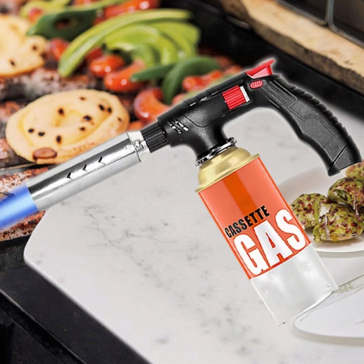 Upgraded Gripped Butane Gas Torch Lighter