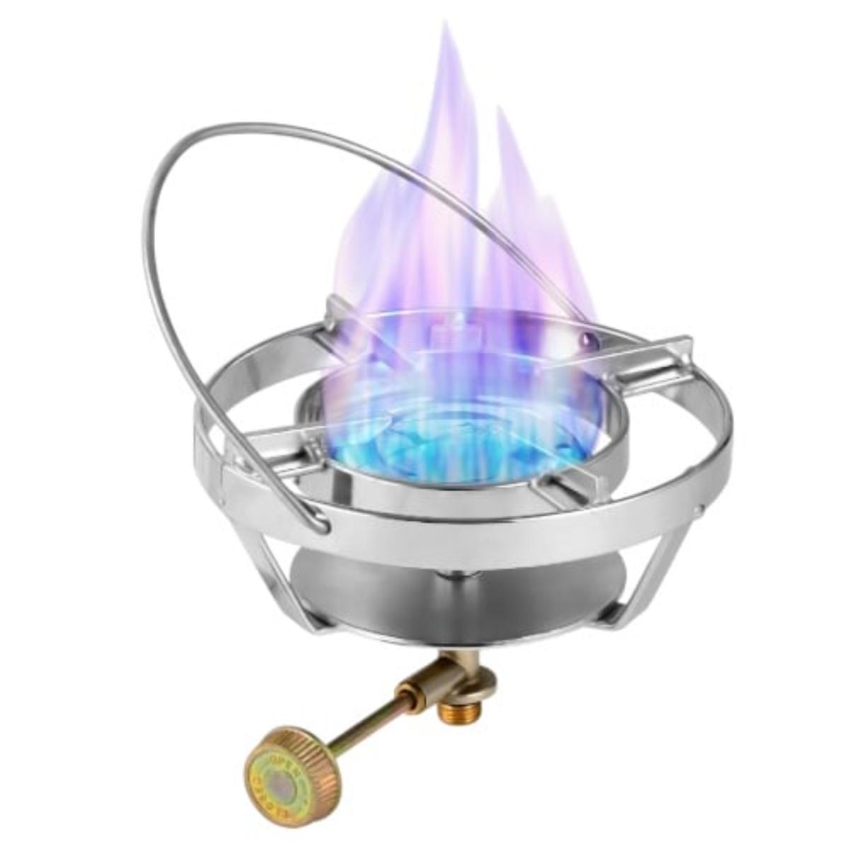 Portable Camping Gas Stove with Adjustable Flame
