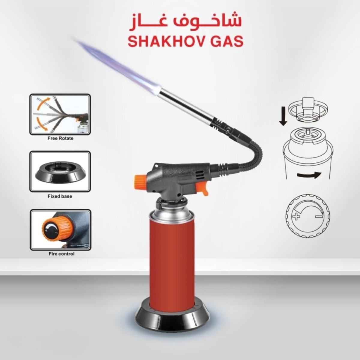 Portable Gas Torch Burner with Flexible Hose