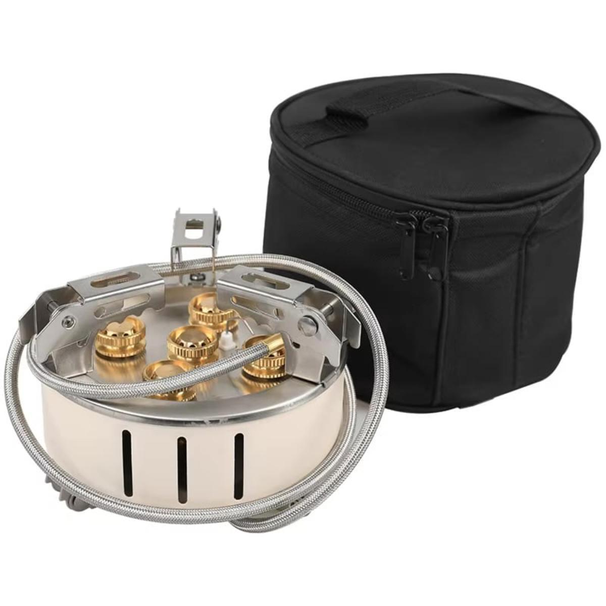Portable 5 Burner Camping Gas Stove