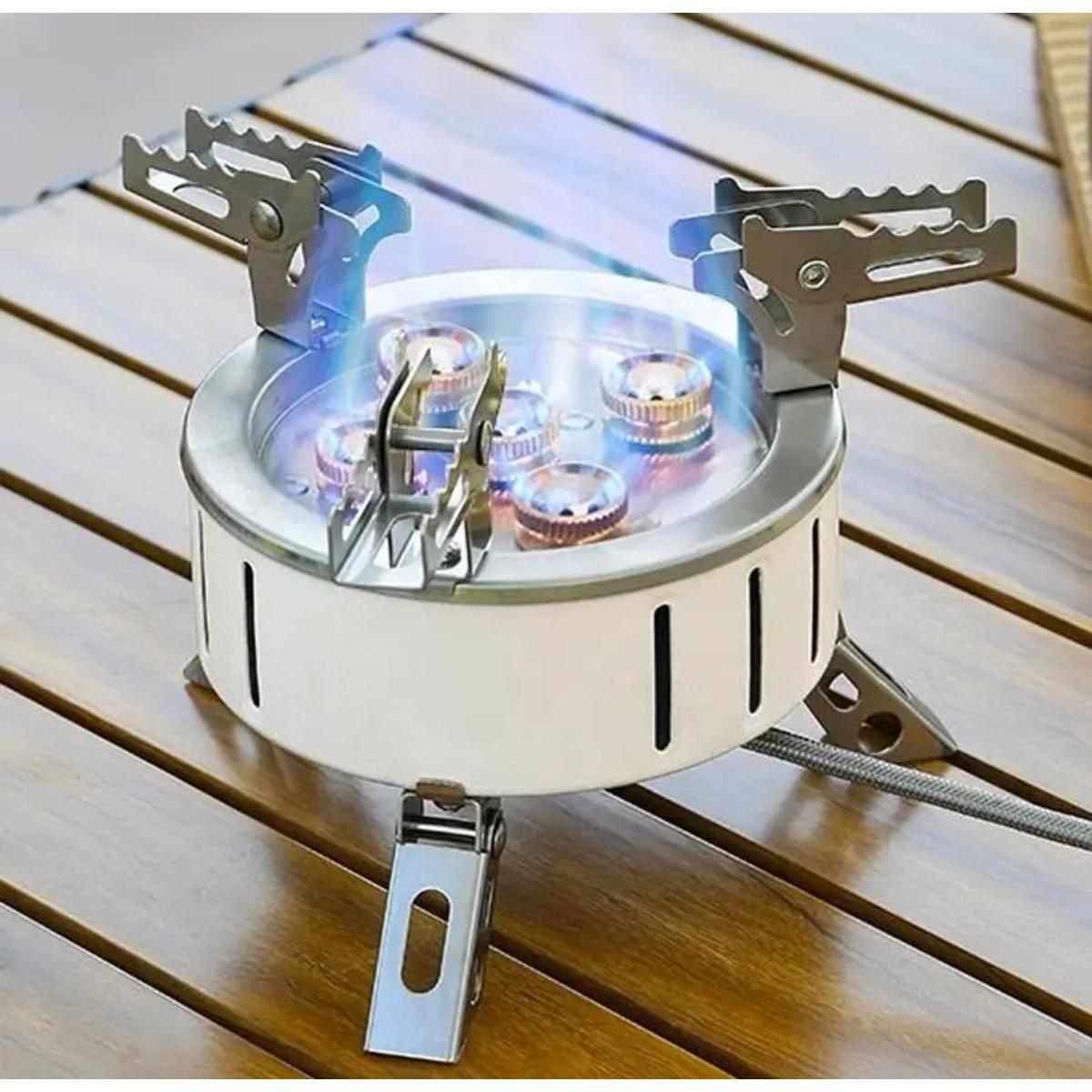 Portable 5 Burner Camping Gas Stove