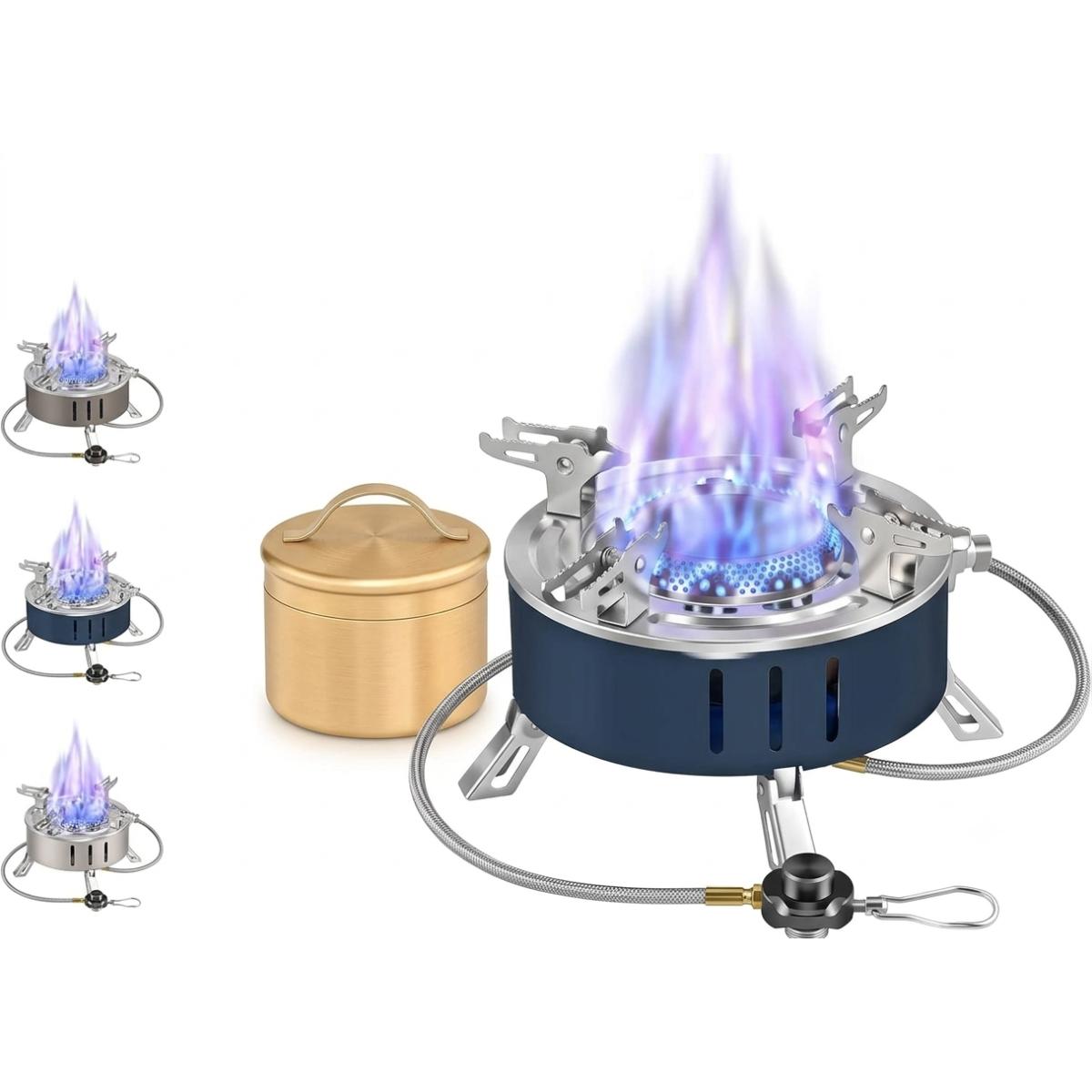 Portable Travel Gas Stove, 9-Burner