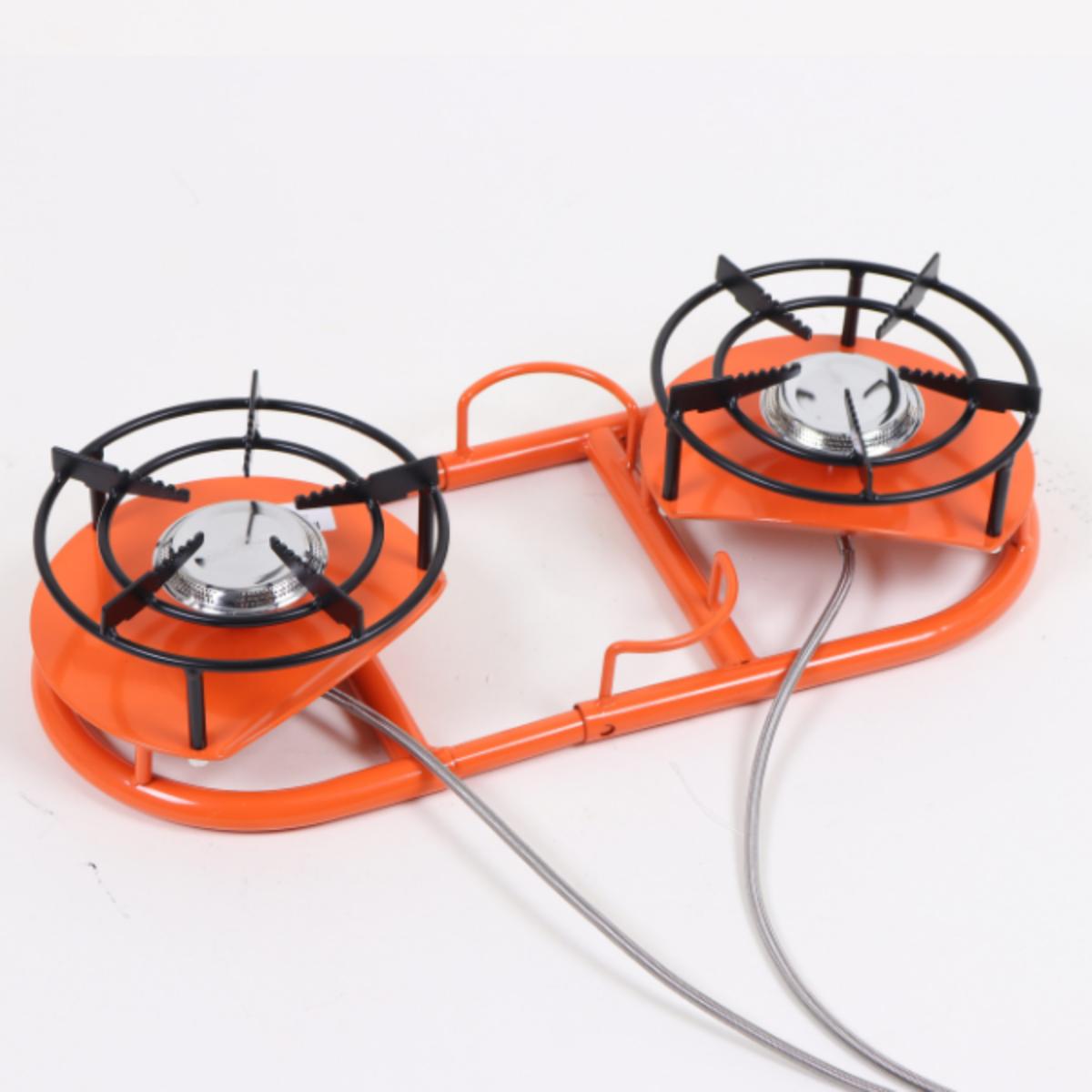 Portable Double Burner Gas Stove