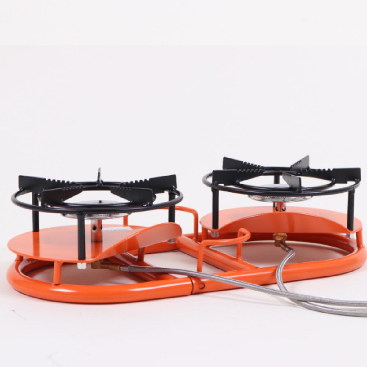 Portable Double Burner Gas Stove