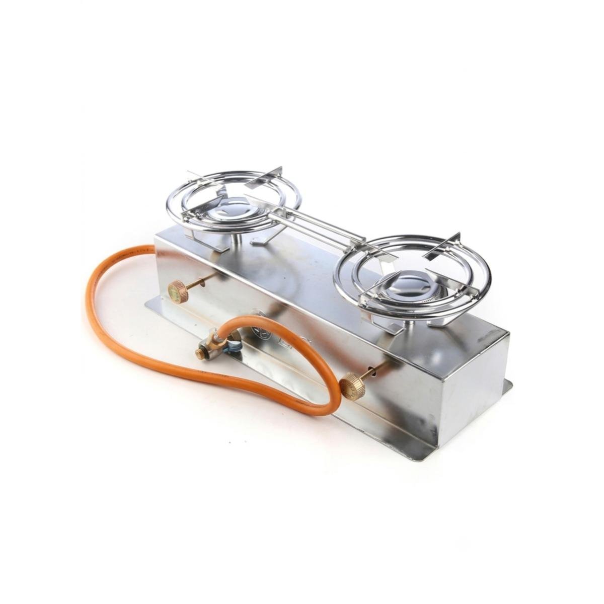 Portable Double Burner Gas Stove