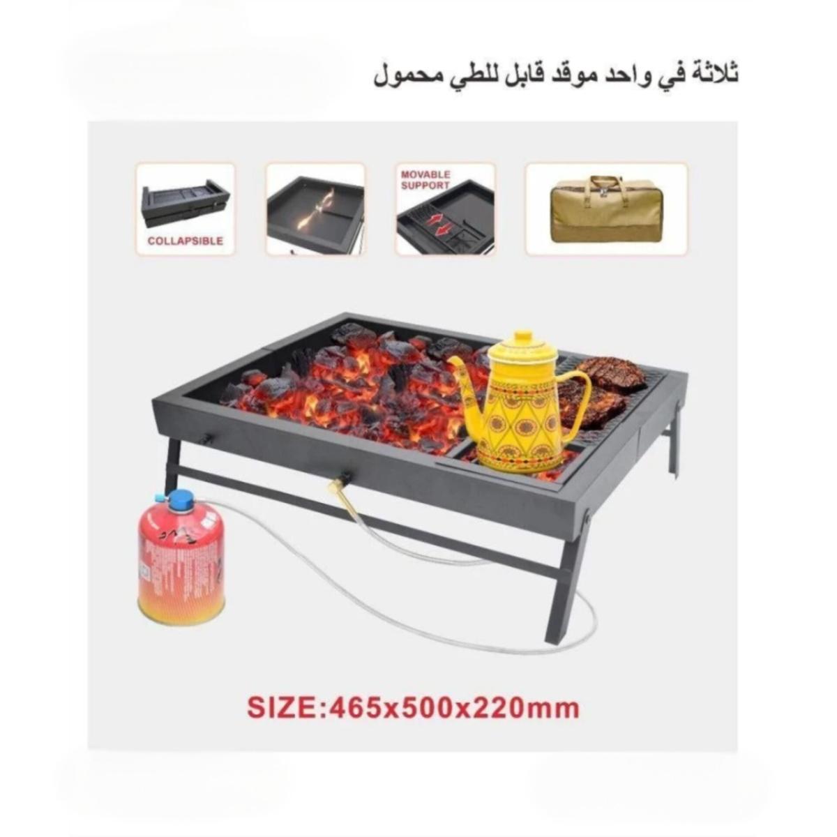 Portable Foldable Gas BBQ Grill