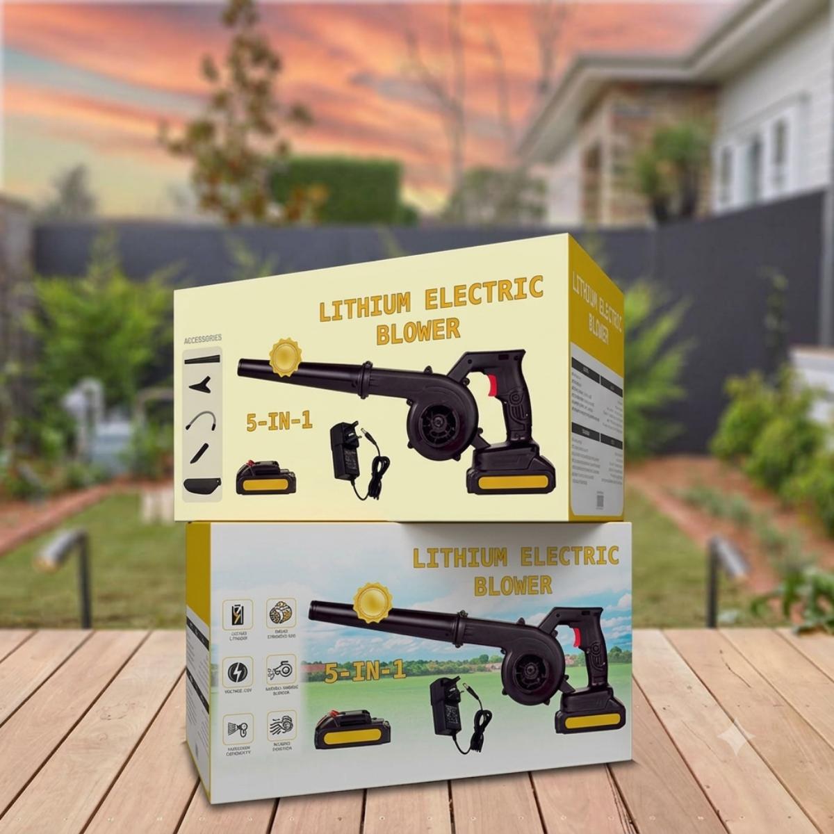 5-in-1 Cordless Lithium Electric Blower