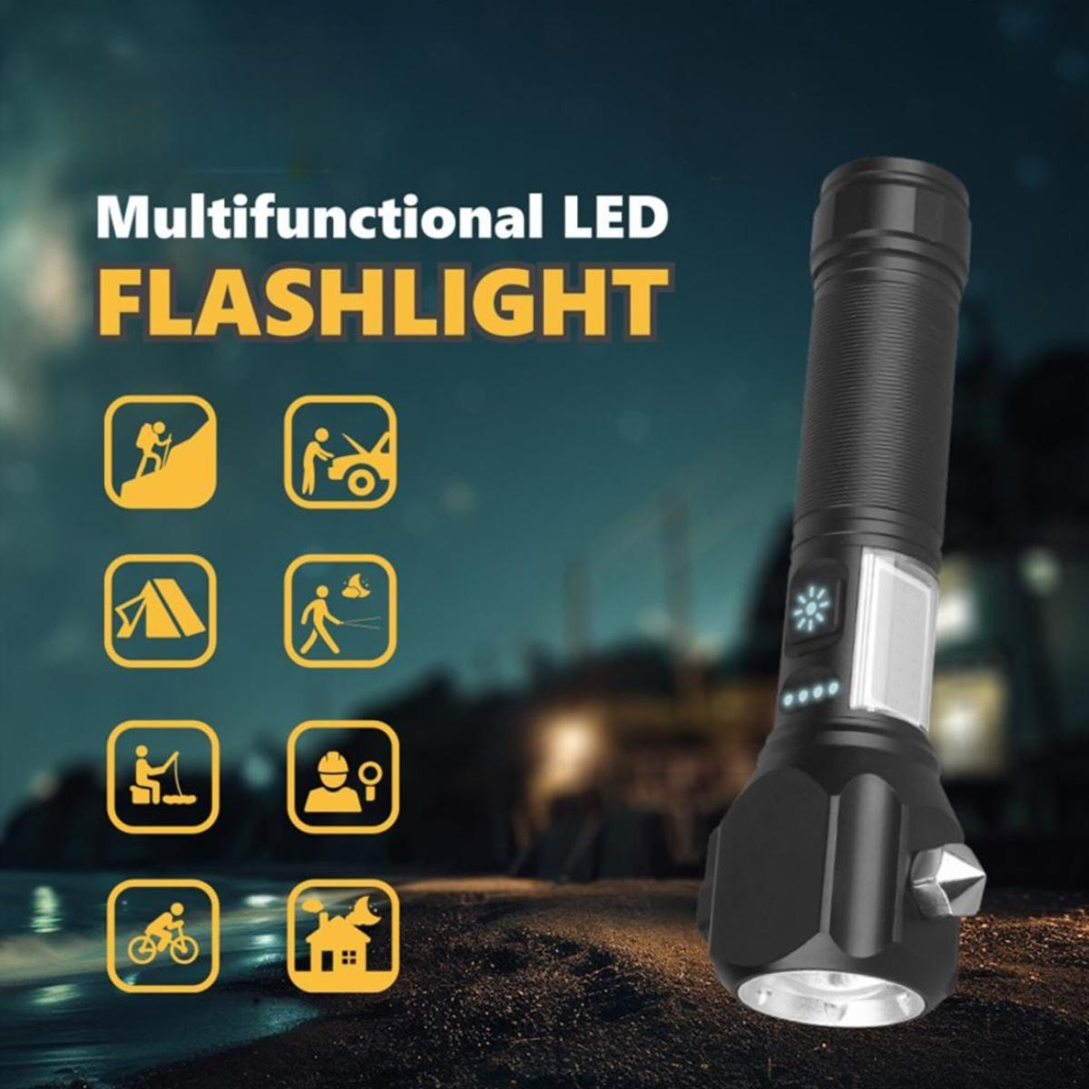 Multifunctional LED Flashlight