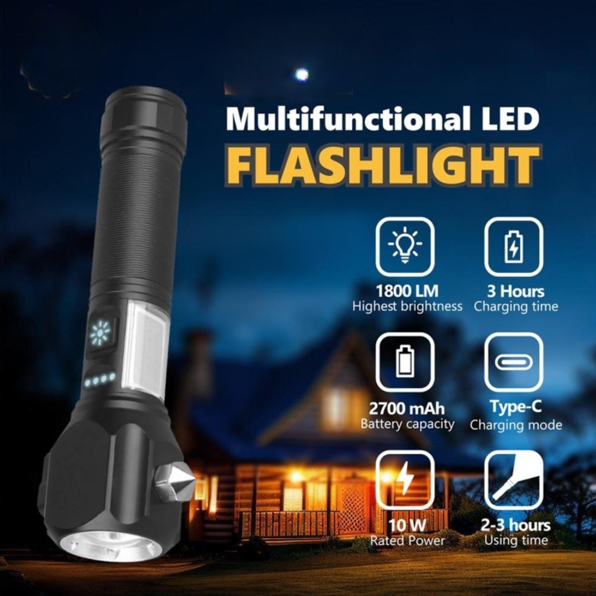 Multifunctional LED Flashlight