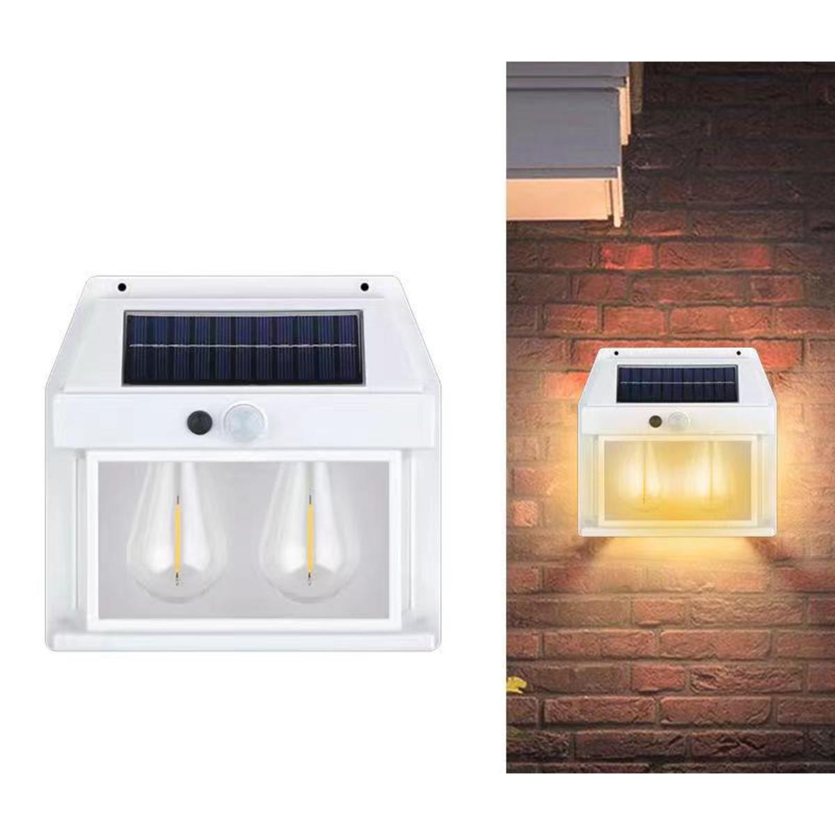 Solar Powered Wall Lamp with Motion Sensor