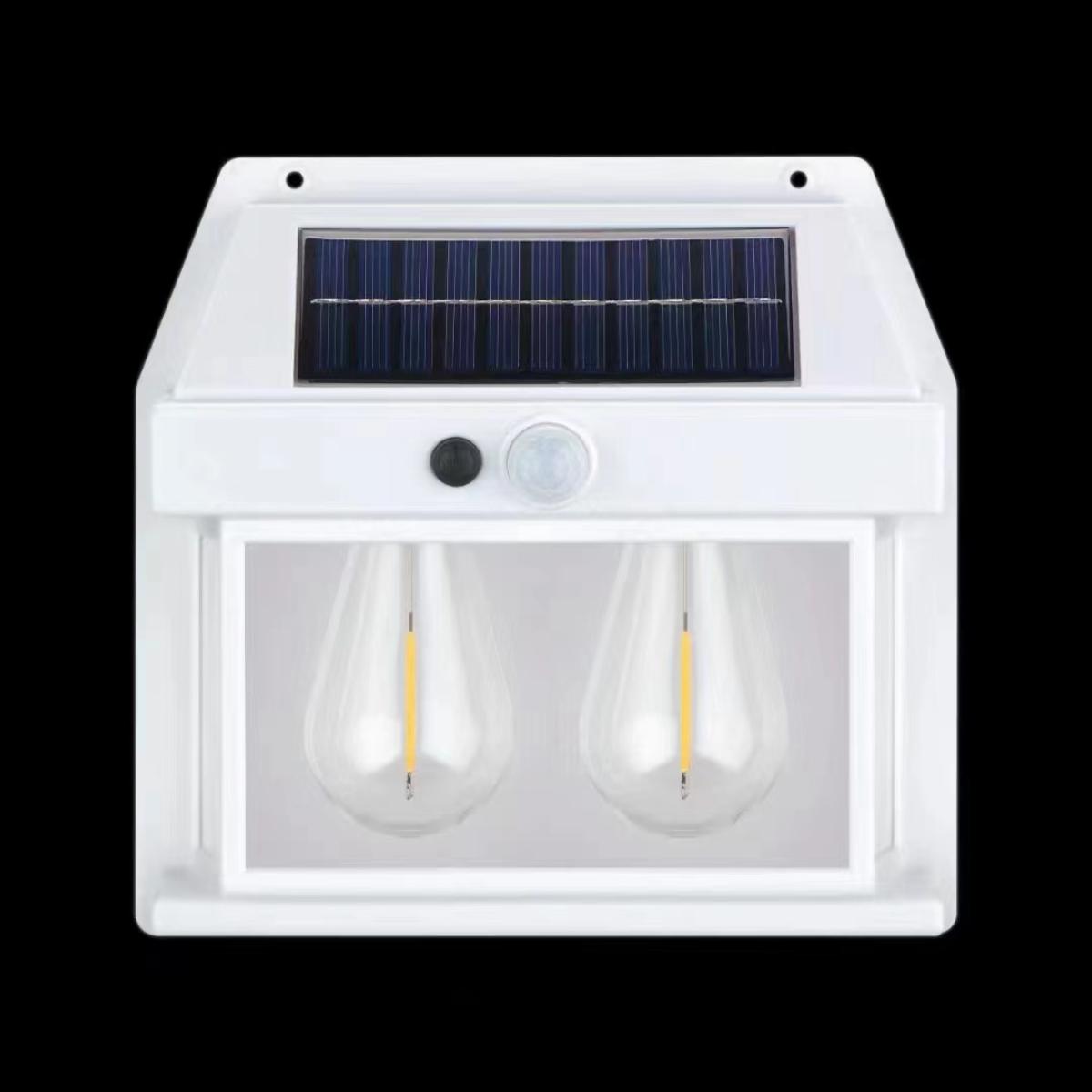 Solar Powered Wall Lamp with Motion Sensor