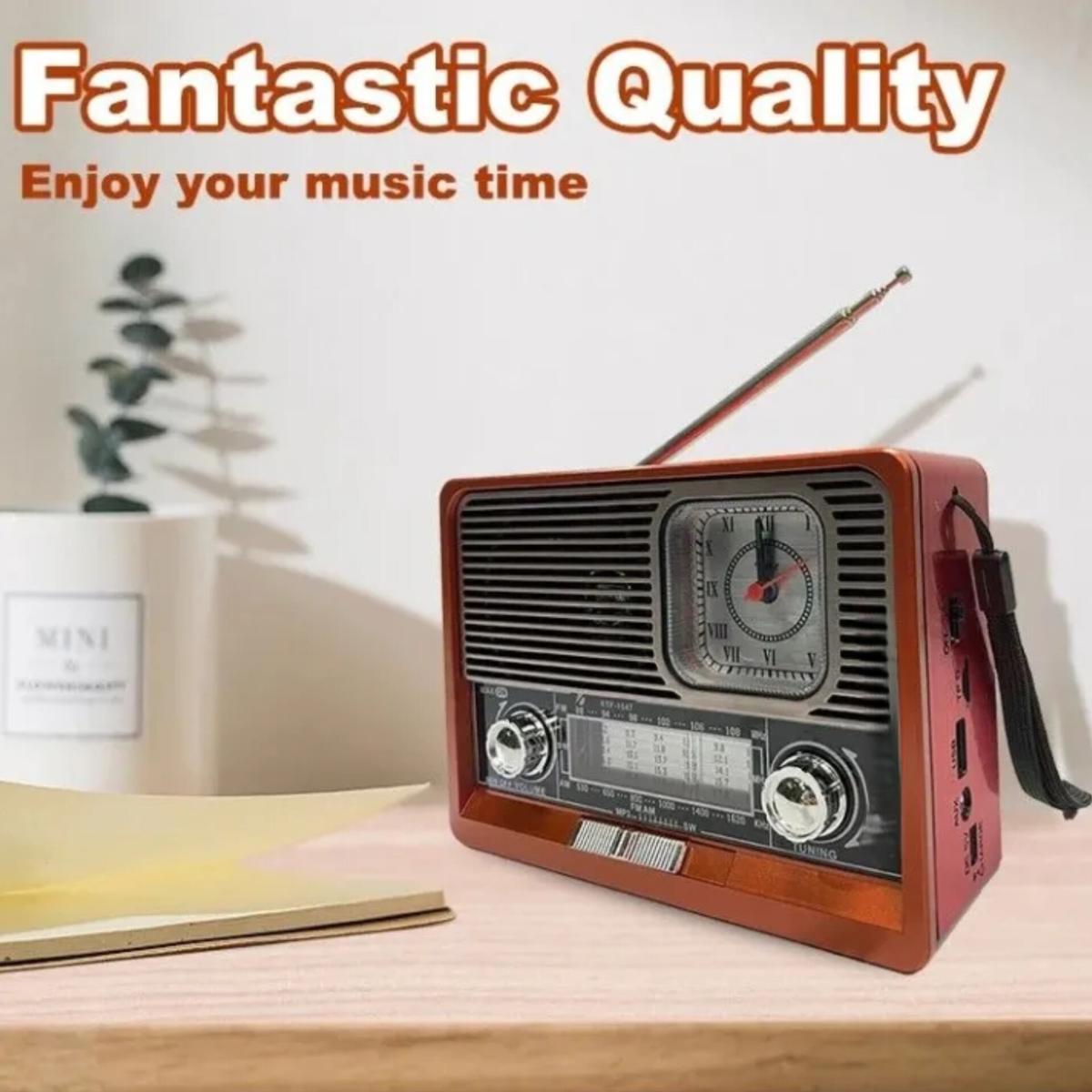 Vintage Style FM AM SW1-6 Band Radio