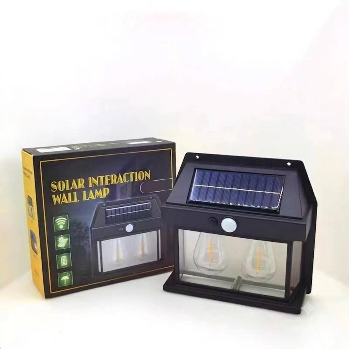 Solar Powered Wall Lamp with Motion Sensor