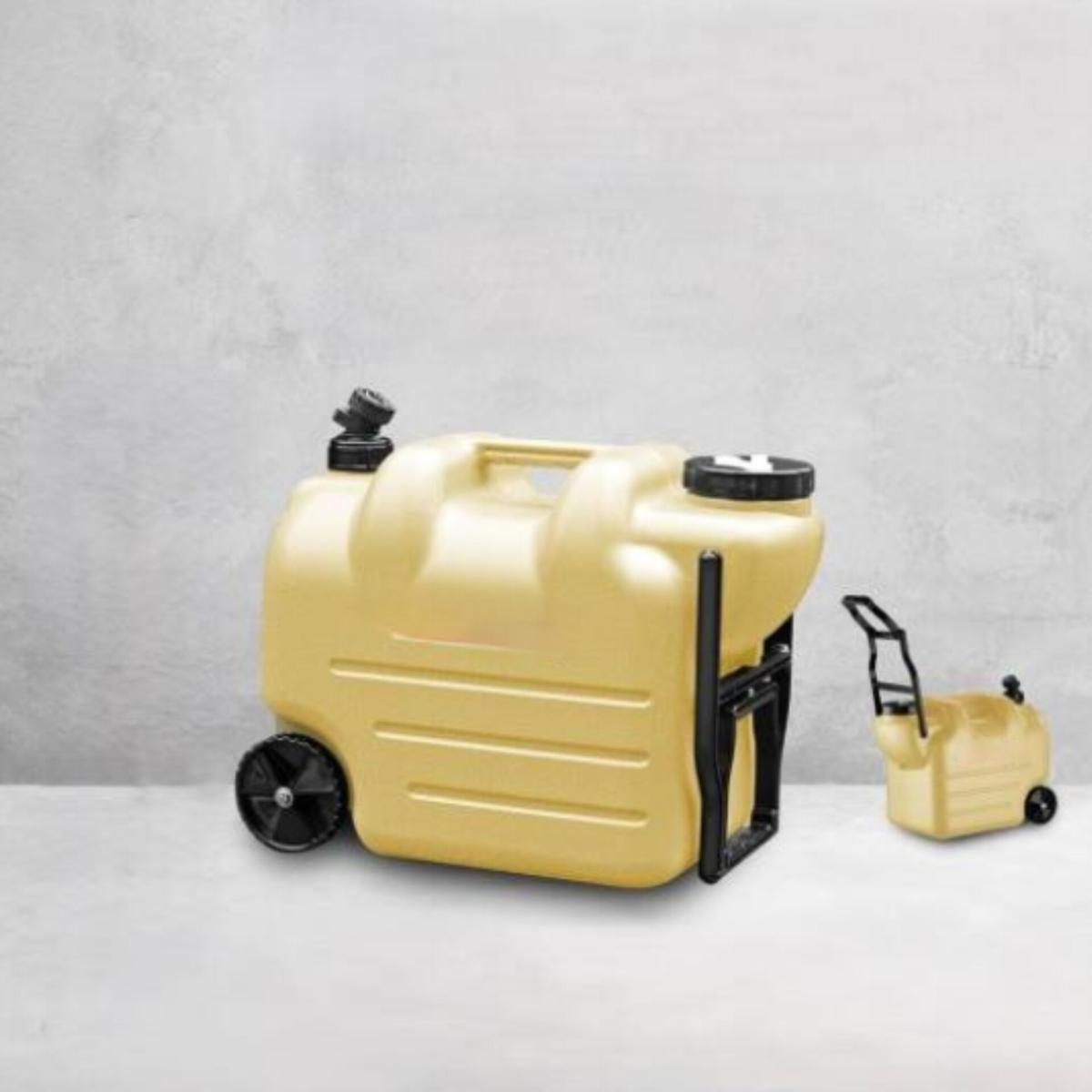 Portable 7.4 Gal Wheeled Water Container