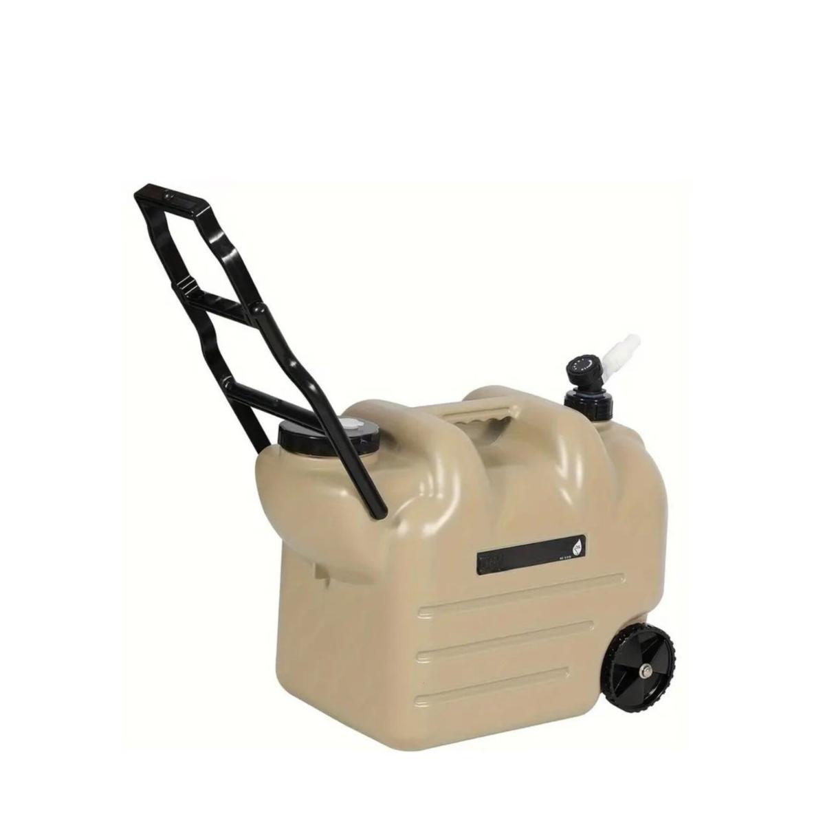 Portable 7.4 Gal Wheeled Water Container