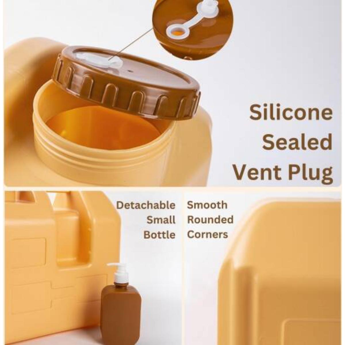 20L Outdoor Jerry Can with 500ml Soap Dispenser