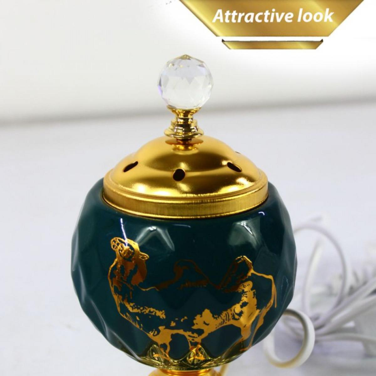 Decorative Incense Burner with Gold Finish